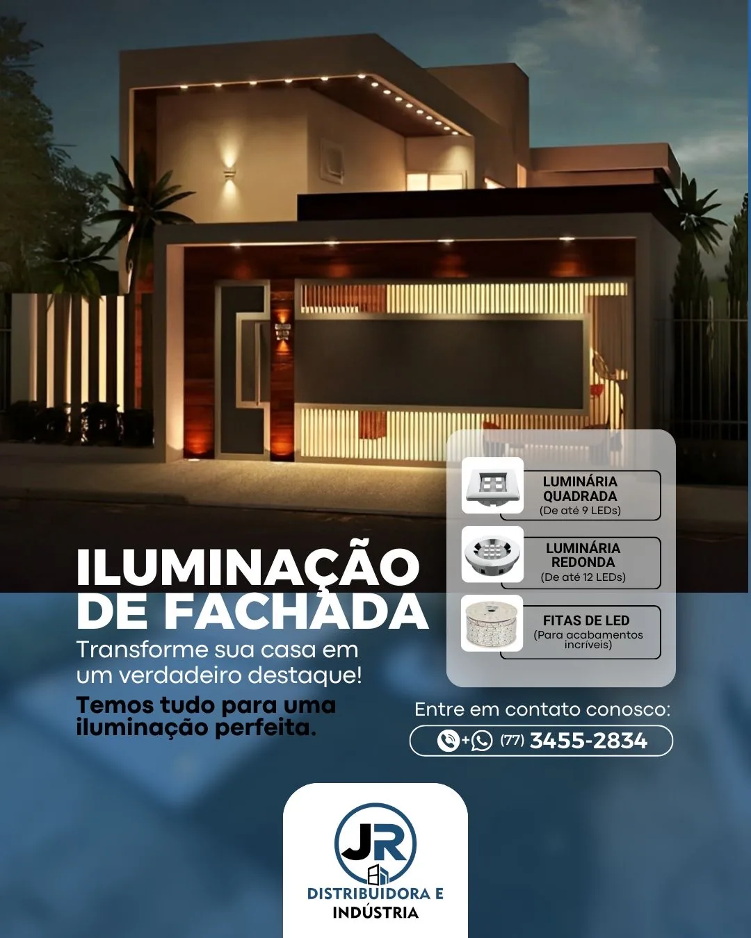 Iluminação de fachada
