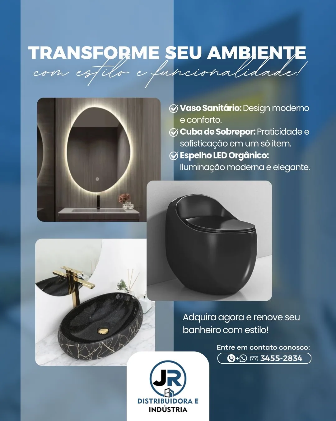 Louças e metais para banheiro